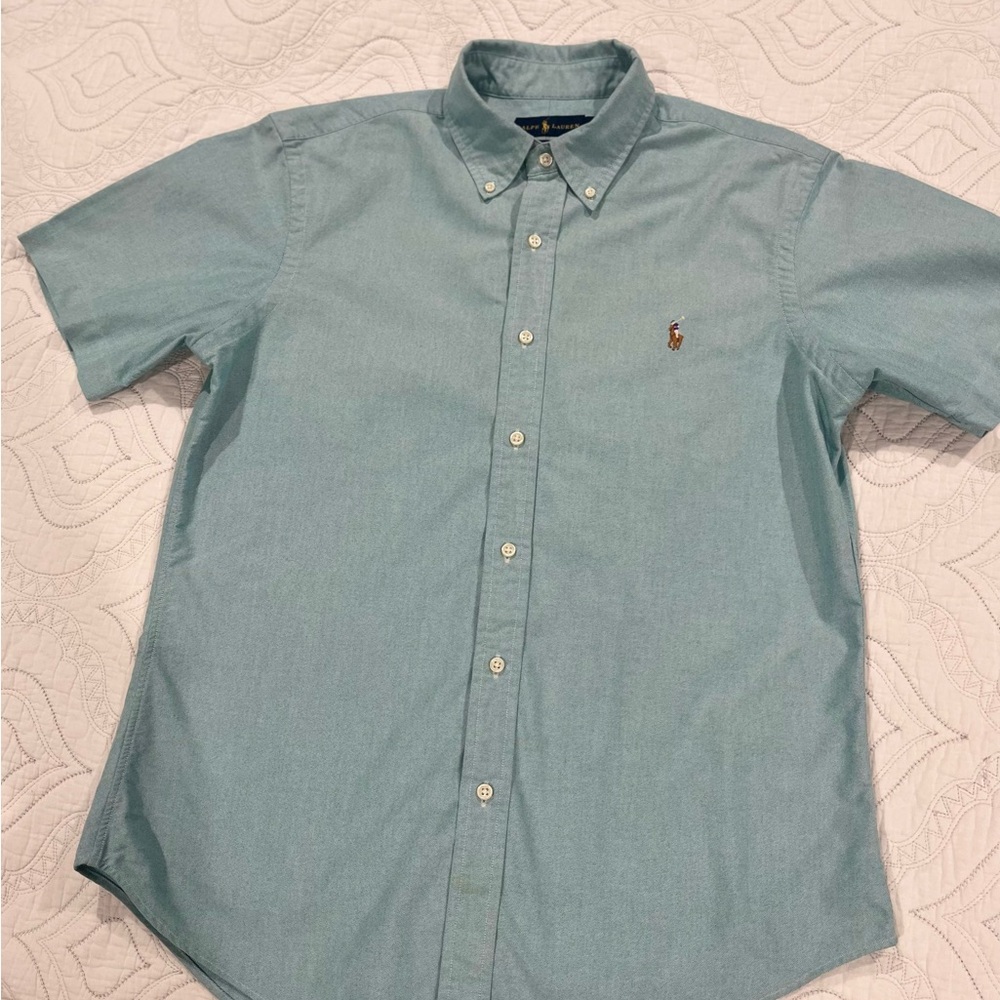 Polo by Ralph Lauren Men's Light Blue Button Down Shirt